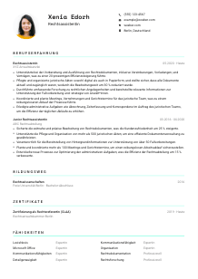 Lebenslauf-Vorlage für Rechtsassistent*in #3