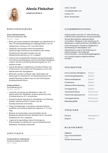 Lebenslauf-Vorlage für Arbeitsrechtler*in #2