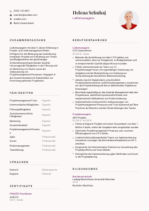 Lebenslauf-Vorlage für Liefermanager*in #3