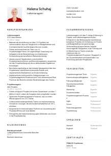 Lebenslauf-Vorlage für Liefermanager*in #1