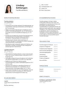 Lebenslauf-Vorlage für Frachtkoordinator*in #2