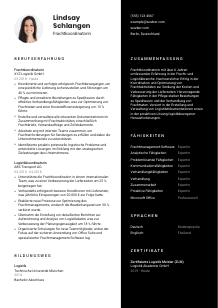 Lebenslauf-Vorlage für Frachtkoordinator*in #3