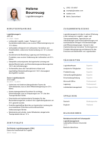 Lebenslauf-Vorlage für Logistikmanager*in #2