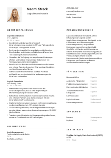Lebenslauf-Vorlage für Logistikkoordinator*in #1