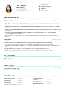 Lebenslauf-Vorlage für Beschaffungsleiter*in #3