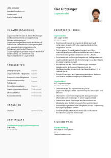 Lebenslauf-Vorlage für Lagerverwalter*in #2