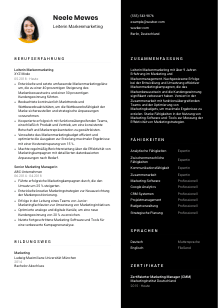 Lebenslauf-Vorlage für Leiter*in Markenmarketing #3