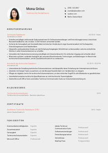 Lebenslauf-Vorlage für Technische*r Redakteur*in #3