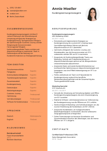 Lebenslauf-Vorlage für Kundengewinnungsmanager*in #3