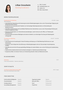 Lebenslauf-Vorlage für Marketing-Koordinator*in #3