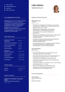 Lebenslauf-Vorlage für Mitgliederbetreuer*in #3