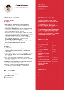 Lebenslauf-Vorlage für Community-Manager*in #3