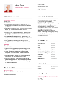 Lebenslauf-Vorlage für Administrative Assistenz #2
