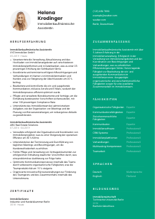 Lebenslauf-Vorlage für Immobilienkaufmännische*r Assistent*in #2