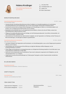 Lebenslauf-Vorlage für Immobilienkaufmännische*r Assistent*in #3