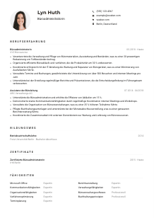 Lebenslauf-Muster für Büroadministrator*in
