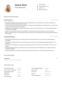 Lebenslauf-Muster für Rechtsübersetzer*in