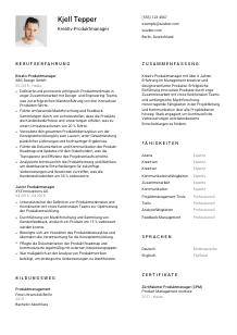 Lebenslauf-Vorlage für Kreativ-Produktmanager*in #1