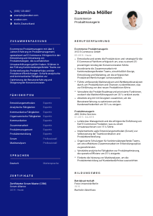 Lebenslauf-Vorlage für Ecommerce-Produktmanager*in #3
