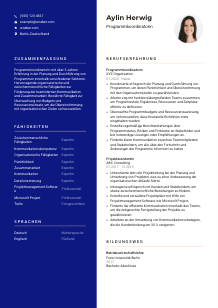 Lebenslauf-Vorlage für Programmkoordinator*in #3