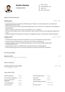 Lebenslauf-Muster für Projektassistenz
