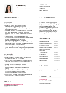 Lebenslauf-Vorlage für Infrastruktur-Projektleiter*in #2