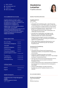 Lebenslauf-Vorlage für Projektkoordinator*in #3