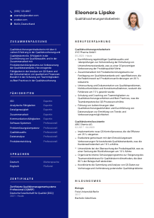Lebenslauf-Vorlage für Qualitätssicherungsmitarbeiter*in #3