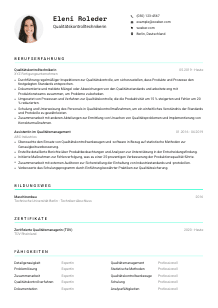 Lebenslauf-Vorlage für Qualitätskontrolltechniker*in #3