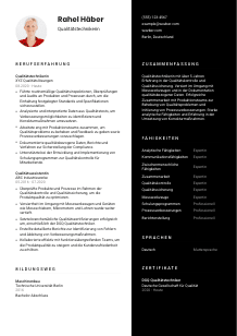 Lebenslauf-Vorlage für Qualitätstechniker*in #3