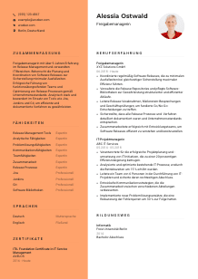 Lebenslauf-Vorlage für Freigabemanager*in #3