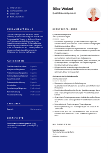 Lebenslauf-Vorlage für Qualitätskontrollprüfer*in #3
