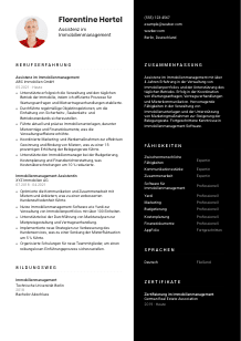 Lebenslauf-Vorlage für Assistenz im Immobilienmanagement #3