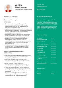 Lebenslauf-Vorlage für Gewerbeimmobilienmanager*in #2