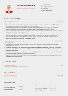 Lebenslauf-Vorlage für Gewerbeimmobilienmanager*in #3