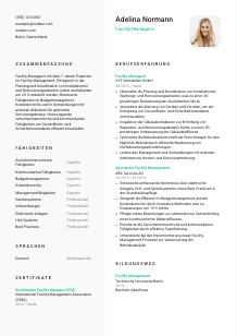 Lebenslauf-Vorlage für Facility-Manager*in #2