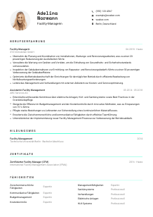 Lebenslauf-Vorlage für Facility-Manager*in #3