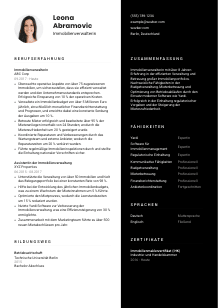 Lebenslauf-Vorlage für Immobilienverwalter*in #3