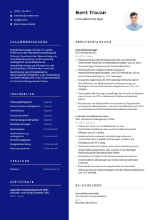Lebenslauf-Vorlage für Immobilienmanager*in #3