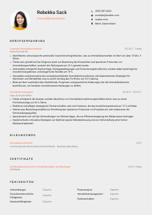 Lebenslauf-Vorlage für Immobilieninvestor*in #3