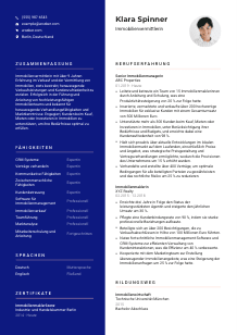 Lebenslauf-Vorlage für Immobilienvermittler*in #3