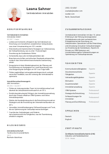 Lebenslauf-Vorlage für Vertriebsleiter*in Immobilien #2