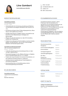 Lebenslauf-Vorlage für Immobilienassistent*in #2