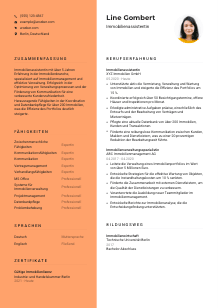 Lebenslauf-Vorlage für Immobilienassistent*in #3