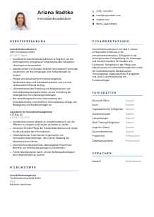 Lebenslauf-Vorlage für Immobilienkoordinator*in #2