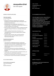 Lebenslauf-Vorlage für Call-Center-Agent*in #3