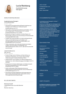 Lebenslauf-Vorlage für Kundenbetreuungs-Manager*in #2