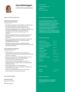 Lebenslauf-Vorlage für Kundenerfahrungs-Manager*in #2