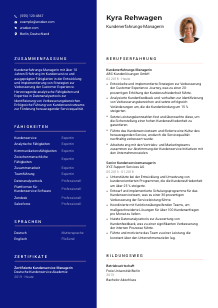 Lebenslauf-Vorlage für Kundenerfahrungs-Manager*in #3
