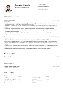 Lebenslauf-Muster für Kunden-Erfolgs-Manager*in